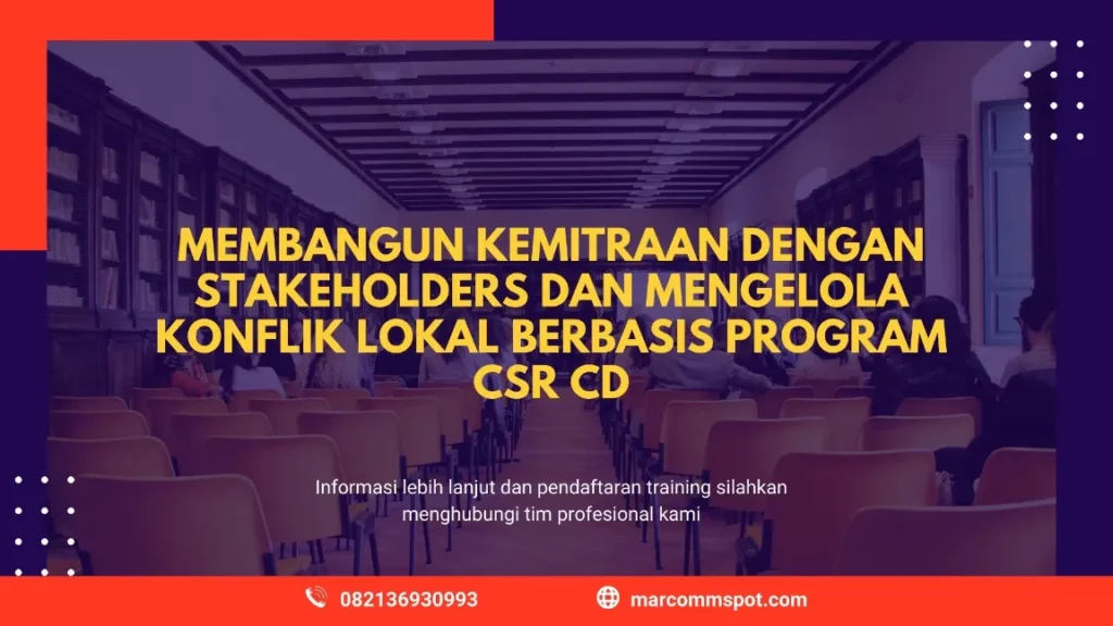 TRAINING MEMBANGUN KEMITRAAN DENGAN STAKEHOLDERS JOGJA
