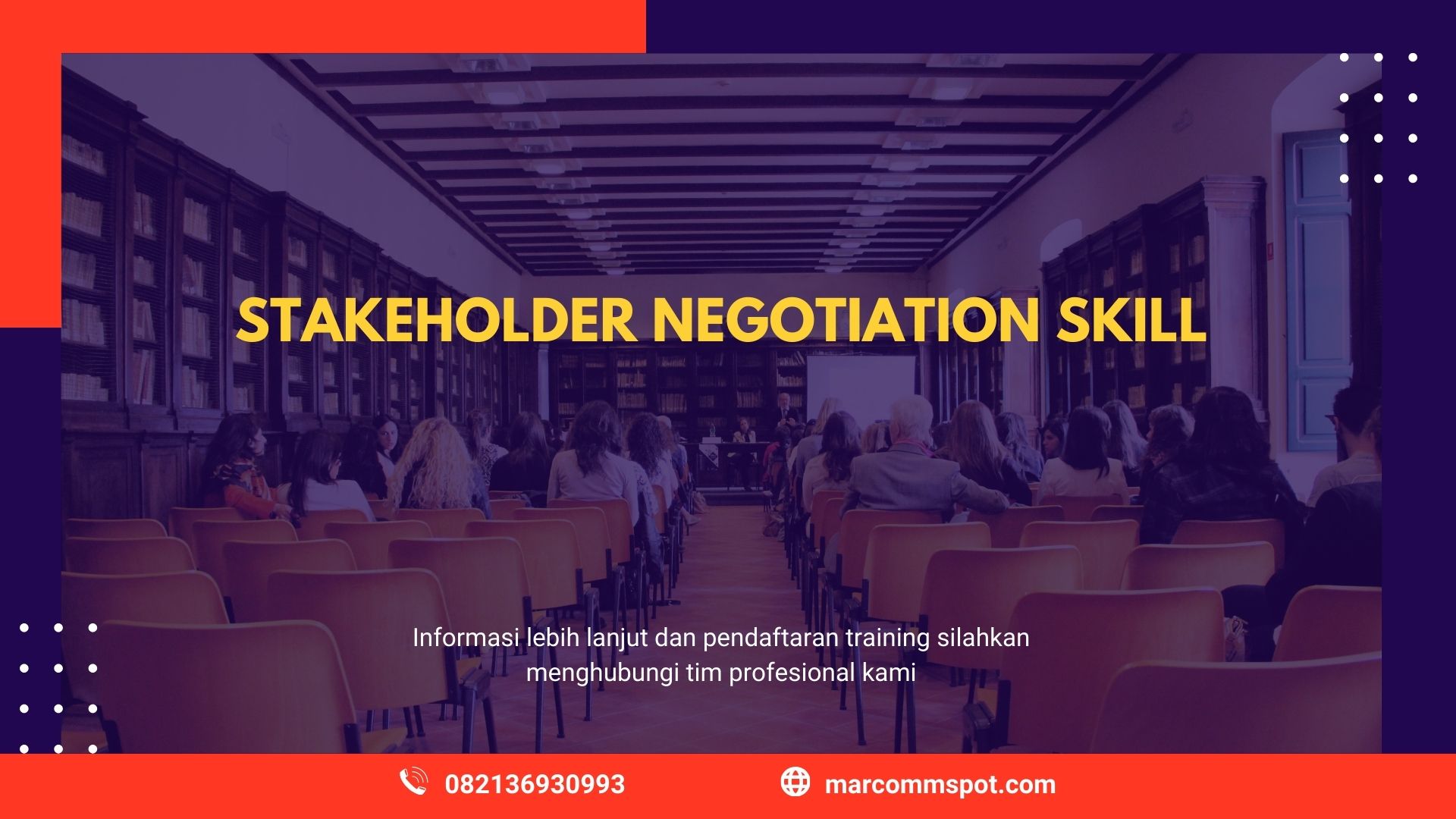 TRAINING STAKEHOLDER NEGOTIATION SKILL JOGJA