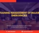 PELATIHAN MANAGEMENT OF MAJOR EMERGENCIES JAKARTA