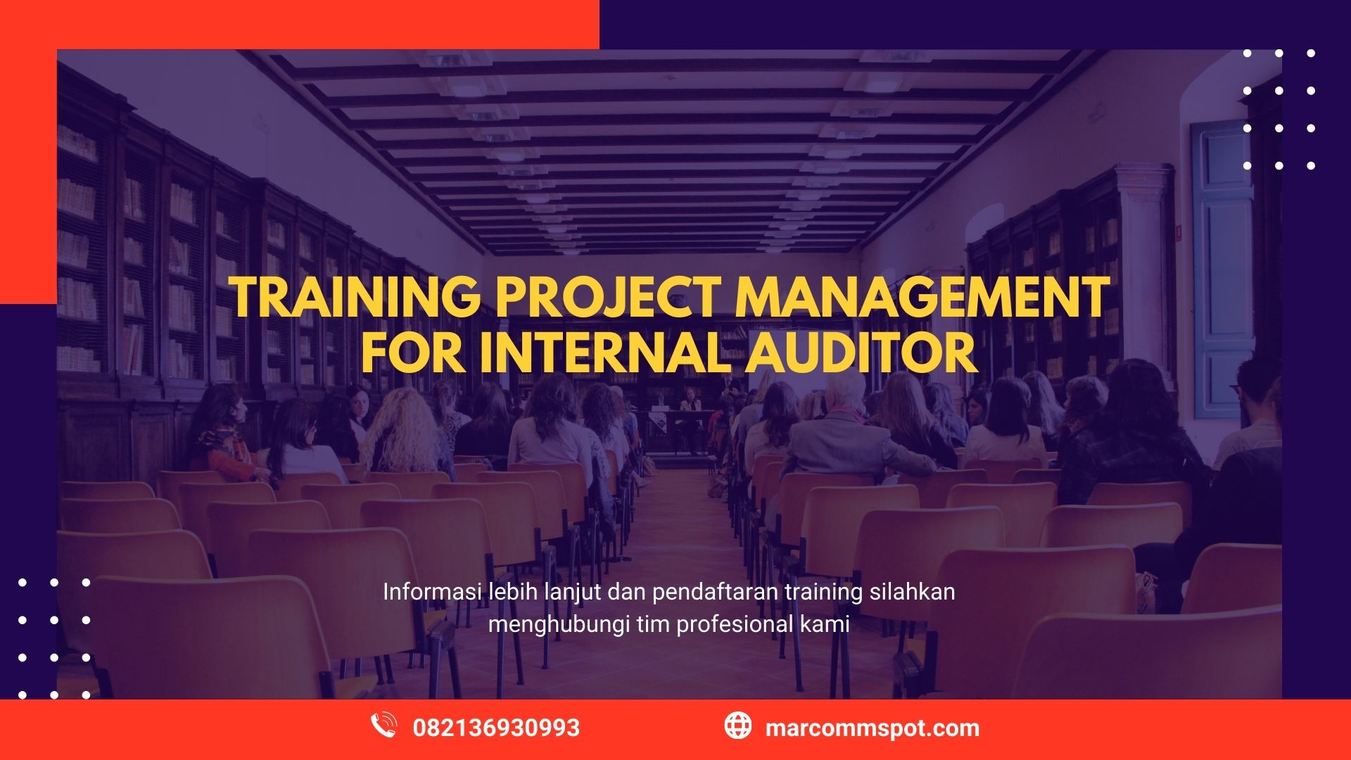 TRAINING PROJECT MANAGEMENT FOR INTERNAL AUDITOR JOGJA