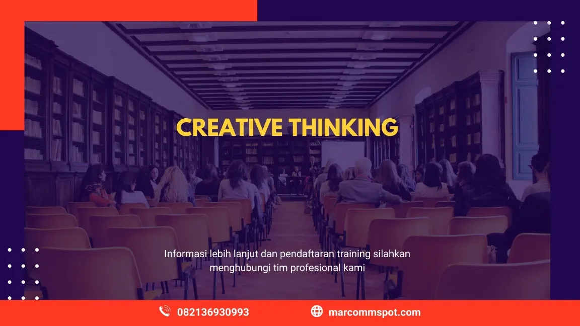 TRAINING CREATIVE THINKING JOGJA