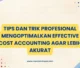 Trik profesional meningkatkan akurasi
