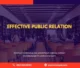 PELATIHAN EFFECTIVE PUBLIC RELATION JAKARTA