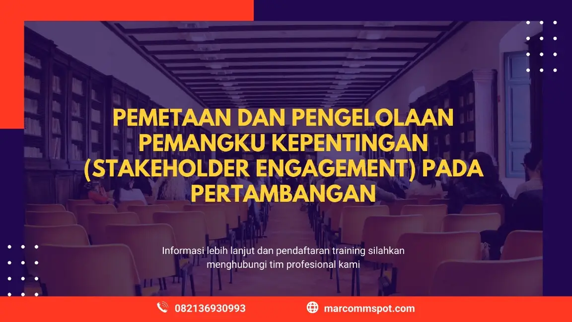 PELATIHAN PENGELOLAAN PEMANGKU KEPENTINGAN JAKARTA